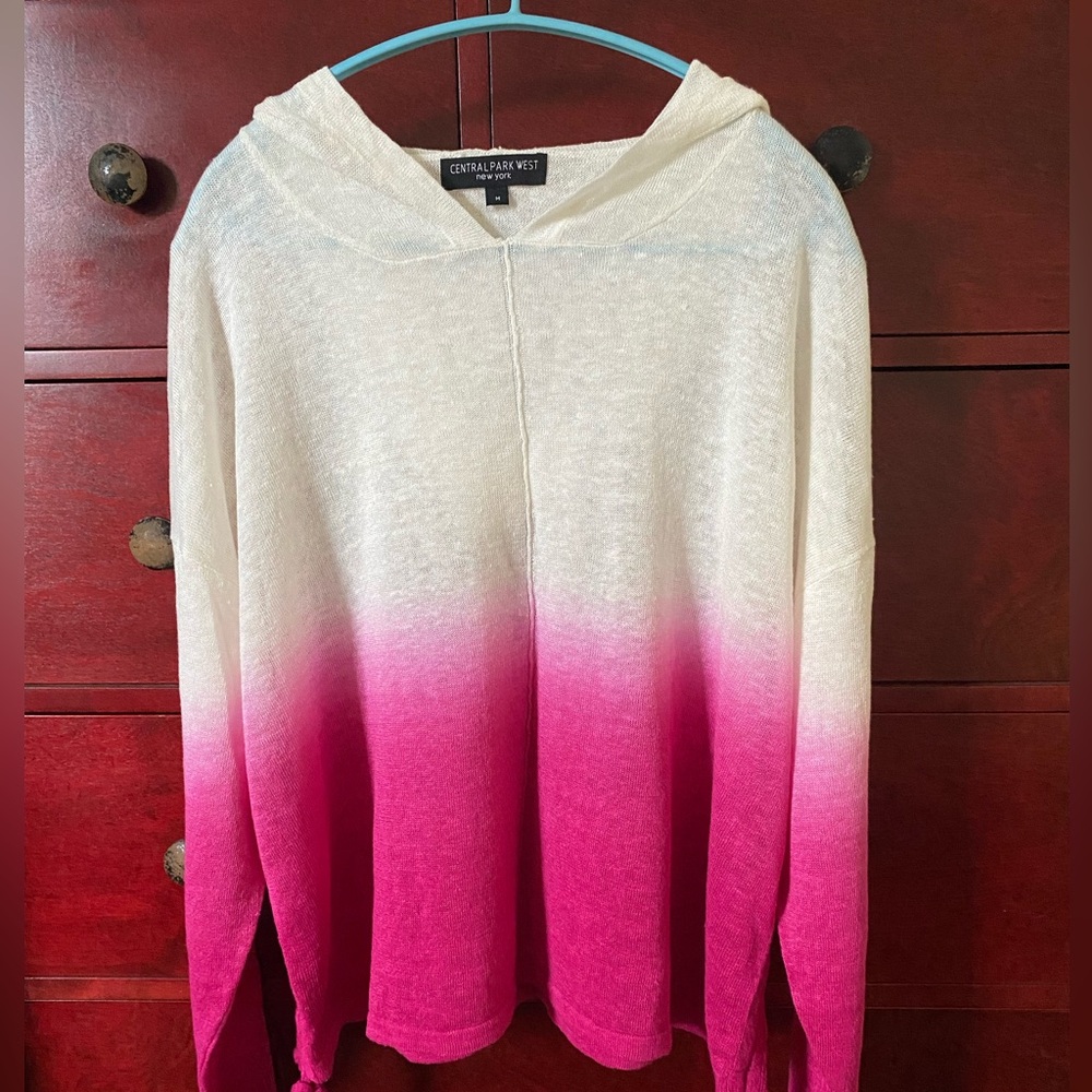 Central Park West Cream and pink Knit Top